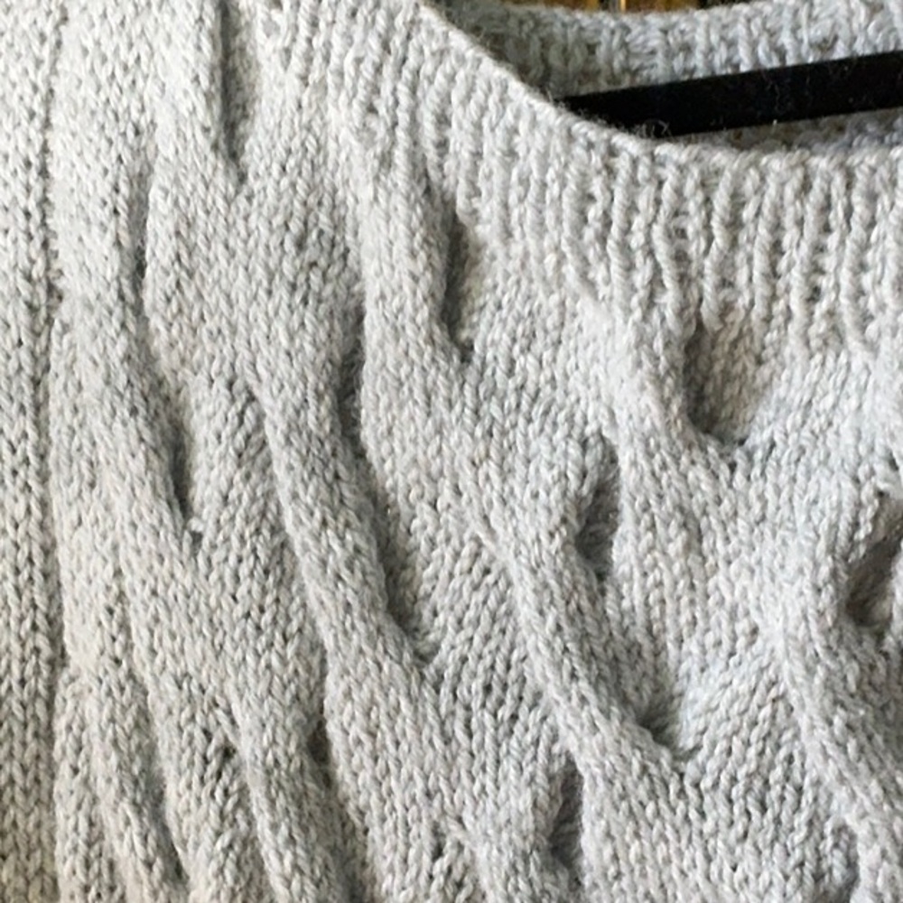 Grey Acrylic Sweater